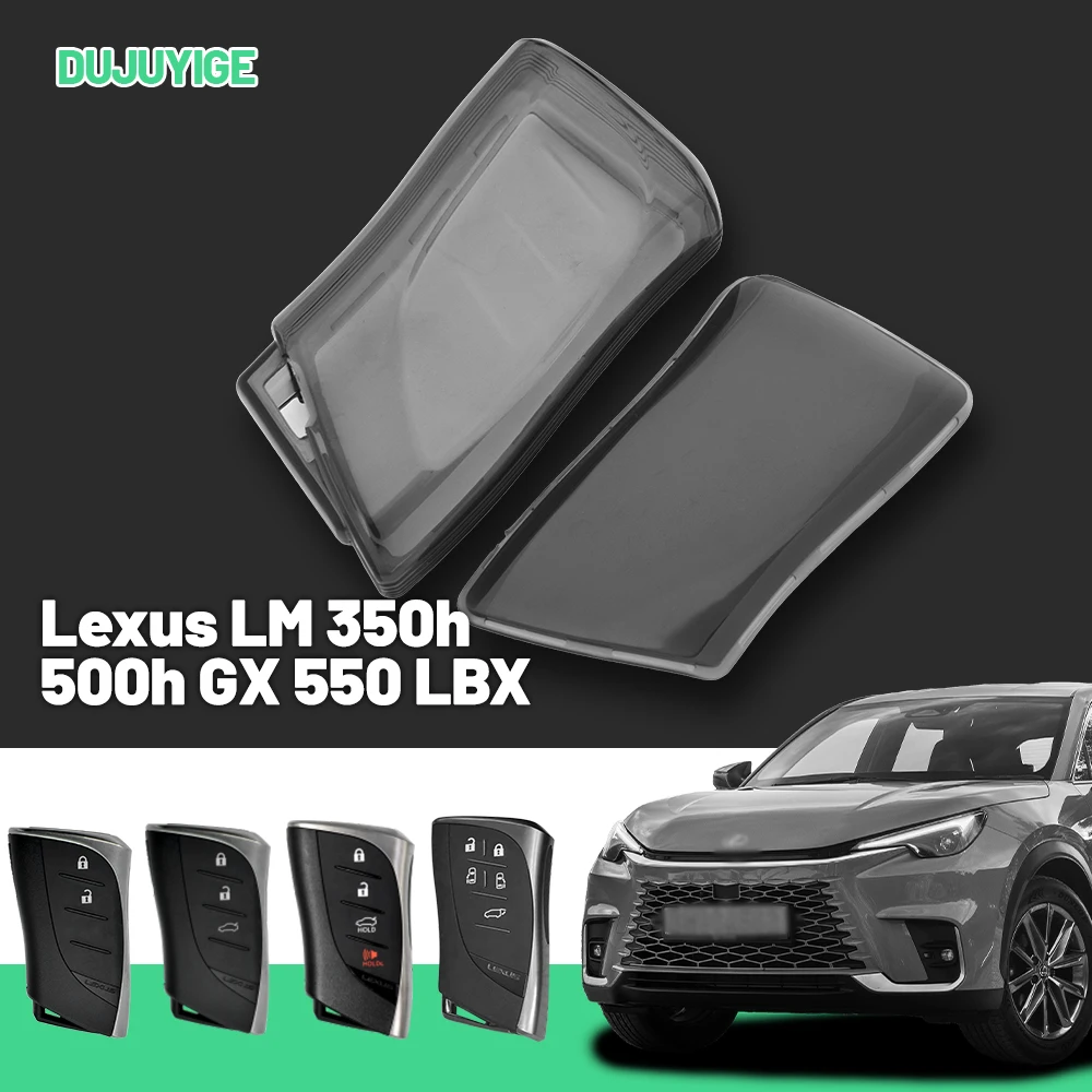 

Clear TPU Car Key Case For Lexus LM 350h 500h GX 550 LBX AY10 RZ 450e 300e Key Fob Cover Protector Shell Auto Accessories