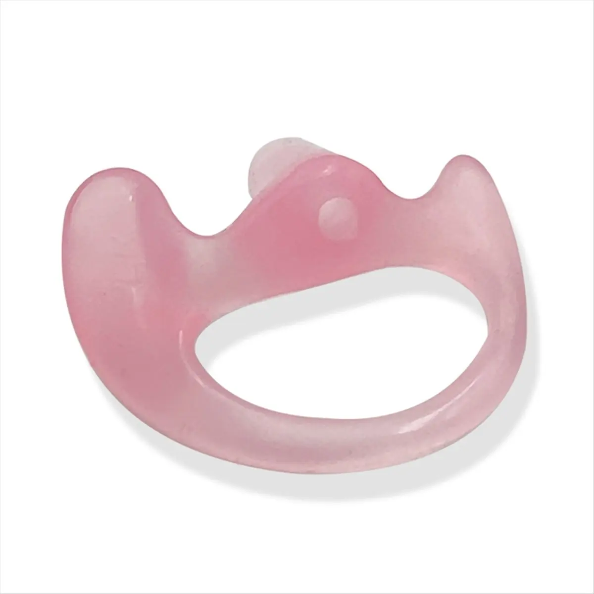 SWXF Replaceable Silicone Earplugs Triangle Earpod with Air Tube Headset Pink L Size Earplugs Walkie Talkie Accessories