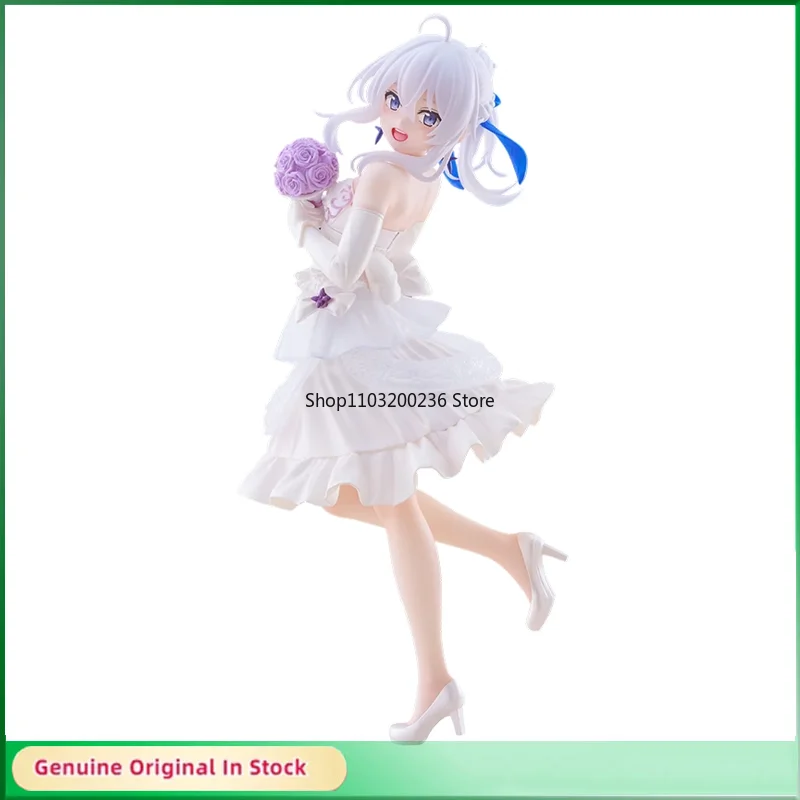 

Original Wandering Witch: The Journey of Elaina White Wedding Dress Coreful Figure Elaina Model Collectibles Desktop Ornaments