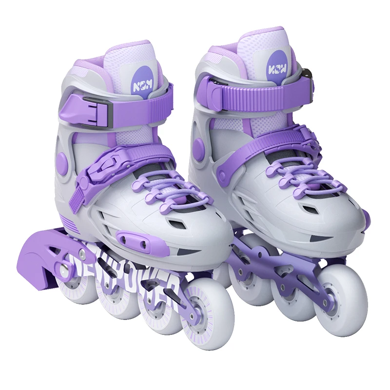 Customizable colors Purple pgrade flashing roller female Skating with Roller Wholesale Bont Inline Skates