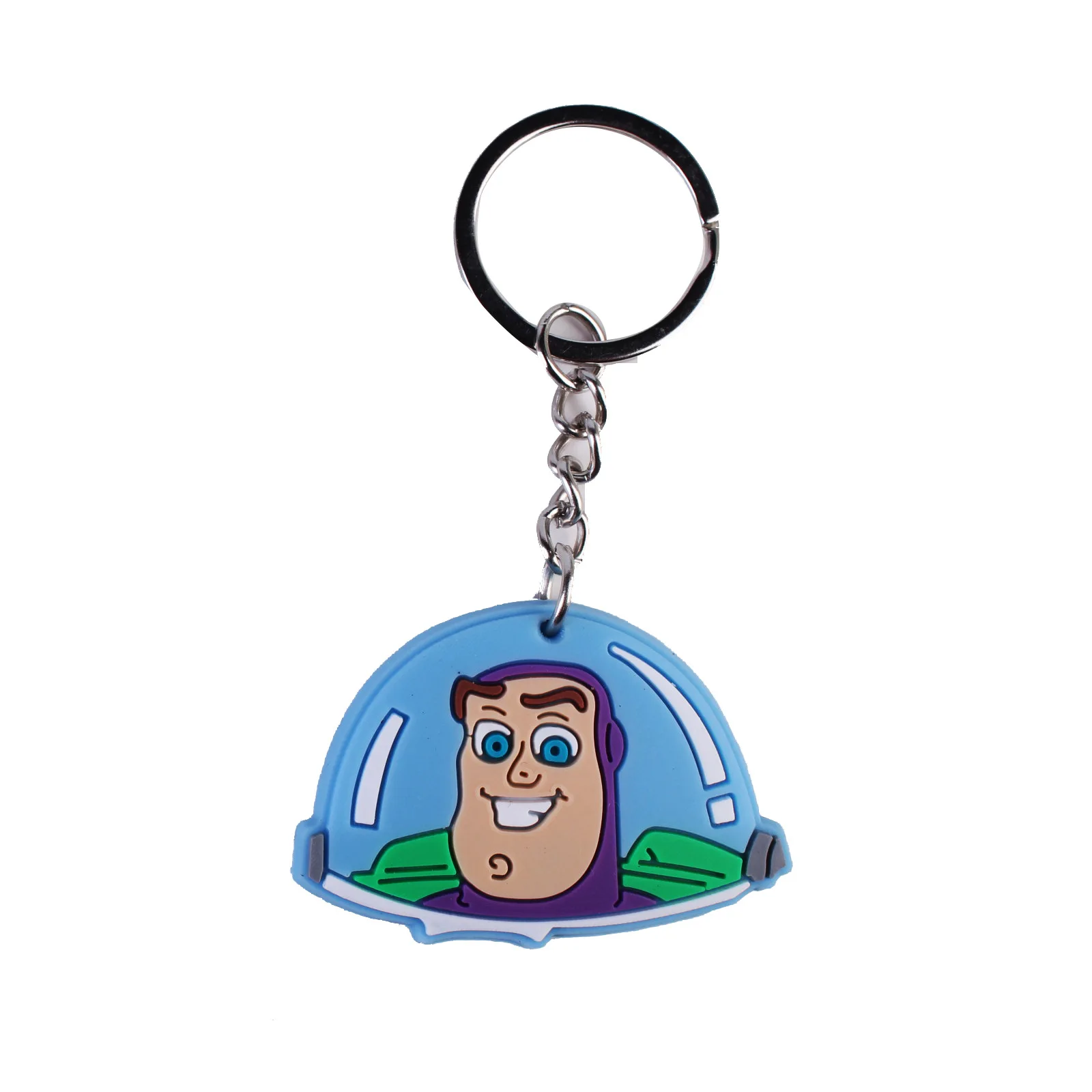 토이 스토리 만화 애니메이션 PVC 인형 자동차 키 체인 펜던트 남성과 여성의 유니버설 장식 제품 액세서리 선물