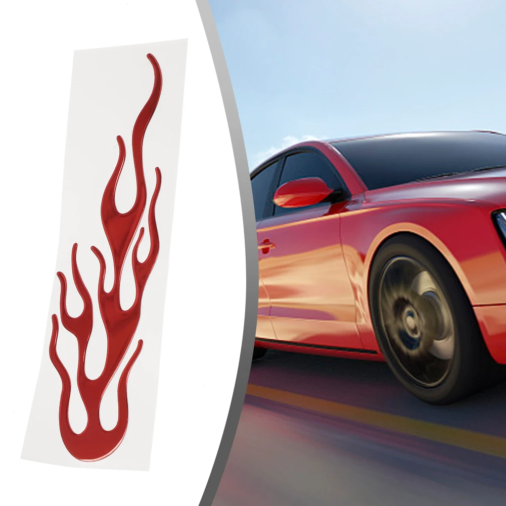 Car Accessories Hot Sale 3D Flame Decal Sticker Individualized Reflective Sticker Graphics Fit For Car/ Truck