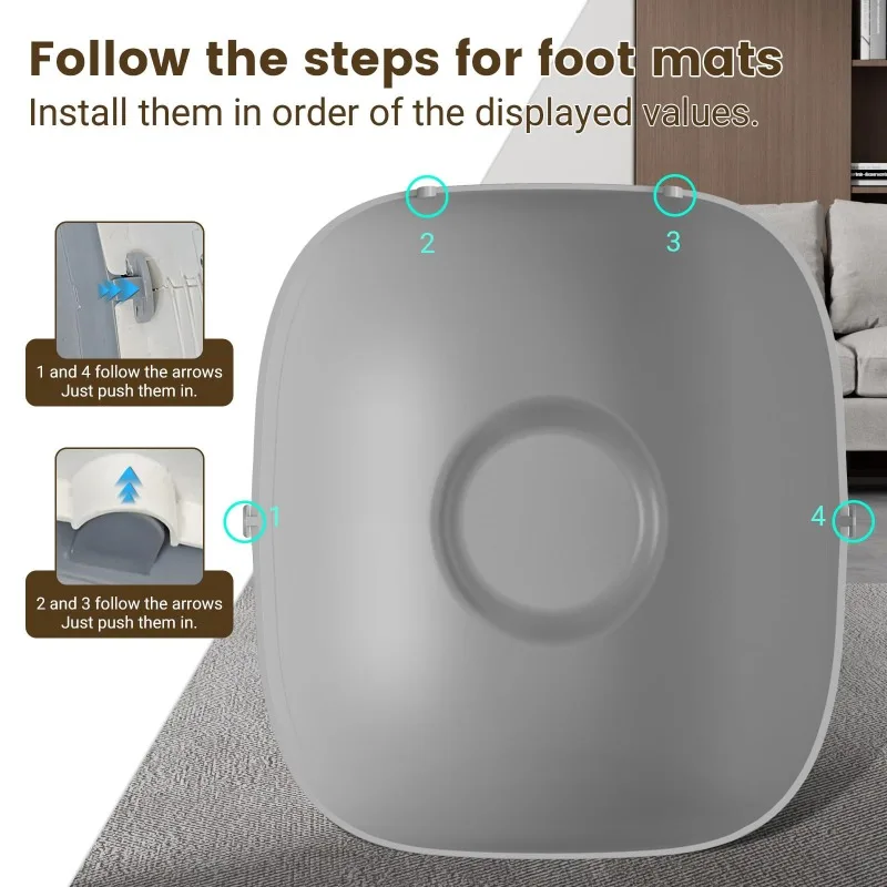 

Replacement Silicone Pad for TONEPIE Self-Cleaning Cat Litter Box, Leakproof Soft Litter Mat Accessories for Ti Pro Q-Clean