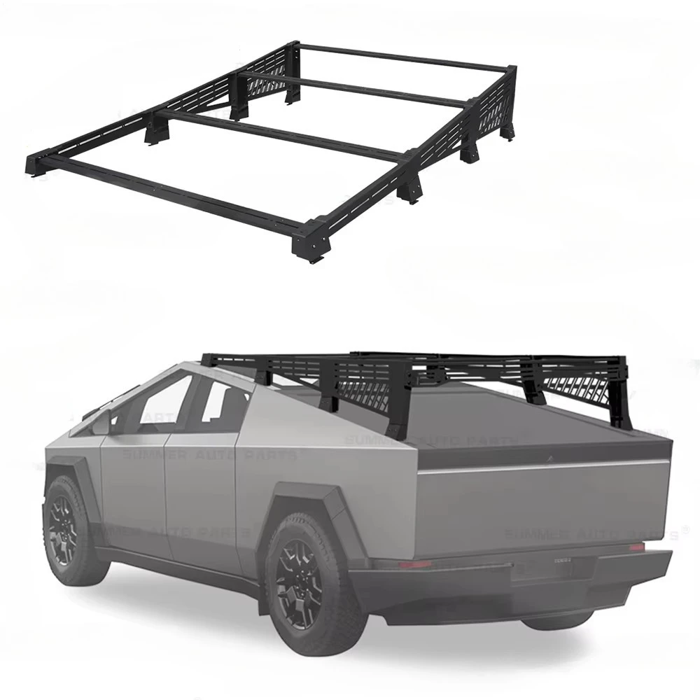 

Summer Auto Parts Pickup Accessories Aluminum Car Trunk Platform With Led for 2024 Cybertruckcustom