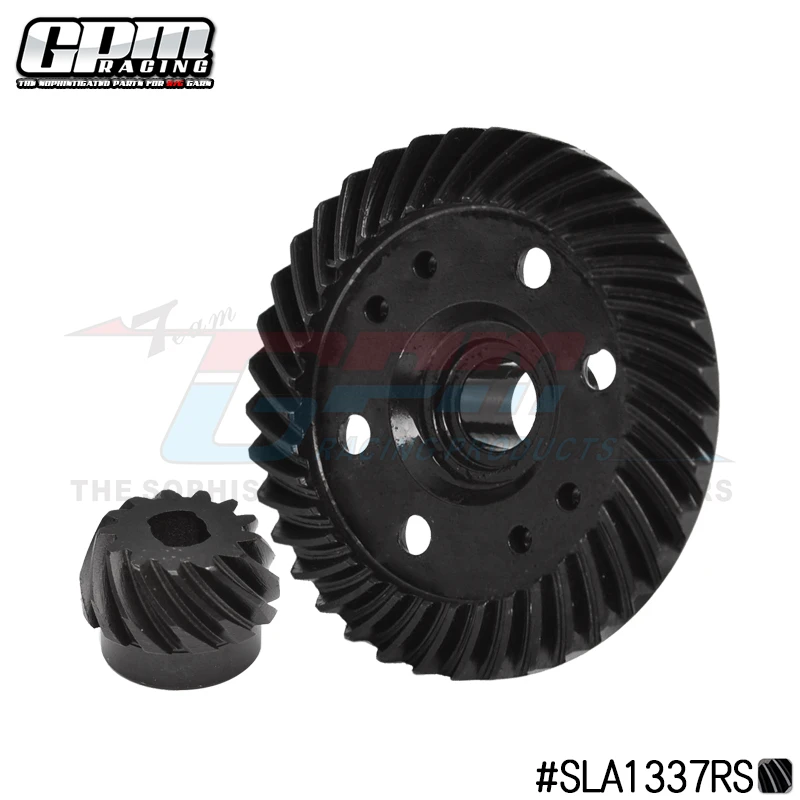 

GPM 40Cr Steel Spiral-Cut Ring & Pinion Diff Gear 37T-13T For TRAXXAS SLASH 4X4