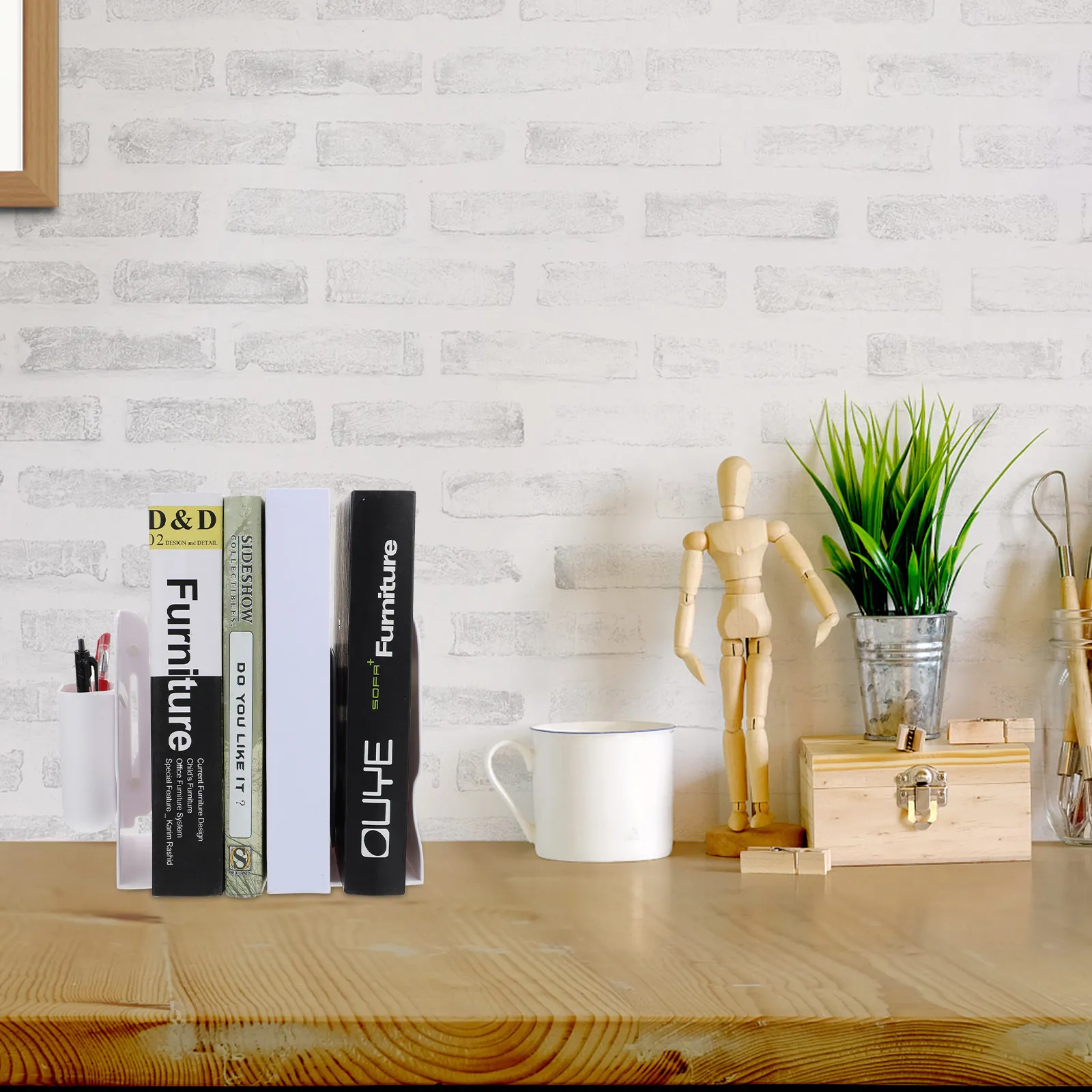 

Набор современных раздвижных подставок для книг, настольный органайзер для книг из прочного пластика для дома, офиса, библиотеки, класса, декоративный