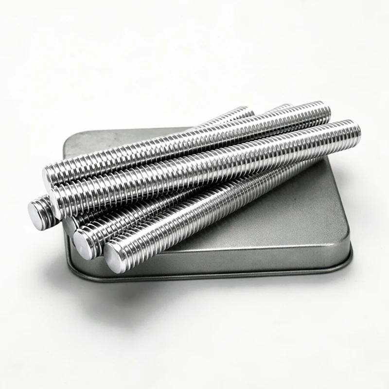 DIN976 Metric Fully Threaded Rod All Thread Bar Headless Bolt 304 Stainless Steel Continuous Thread Stud Bolt M6 M8 M10M12M14M16