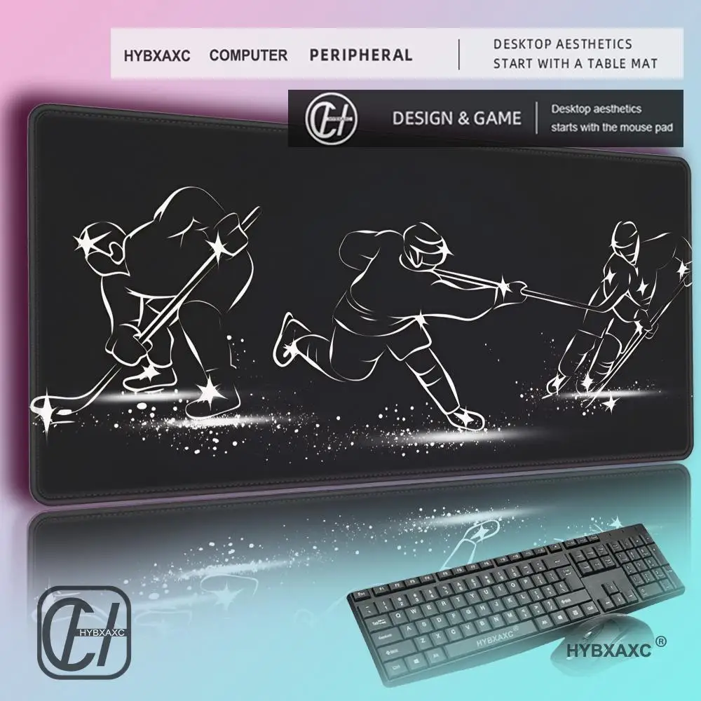 

HYBXAXC Ice hockey Gaming MousePad Gamer Professional E-Sports Mice Mat New High Elastic Non-slip Rubber Bottom Premium Pads