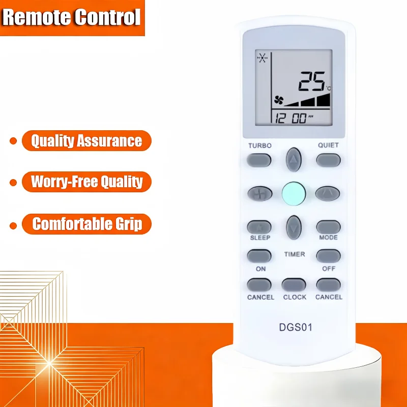 

Suitable for Daikin York air conditioner remote control DGS01 ECGS01-i, ECGS01 York1 York2, York3, York4, York5, RCK-RZ01, spare