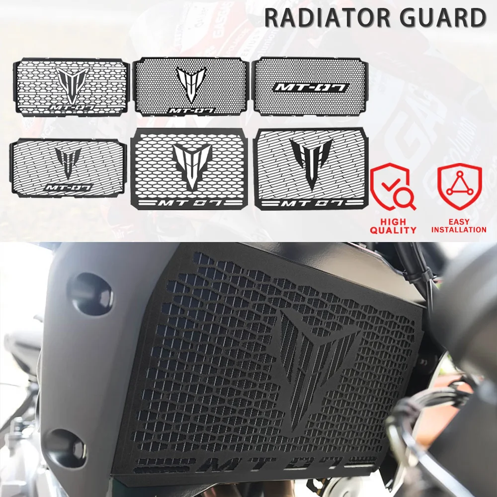 

MT07 2025 2026 2027 For YAMAHA MT07 MT-07 MT FZ 07 2017-2022 2023 Motorcycle Accessories Radiator Grille Cover Guard Protection