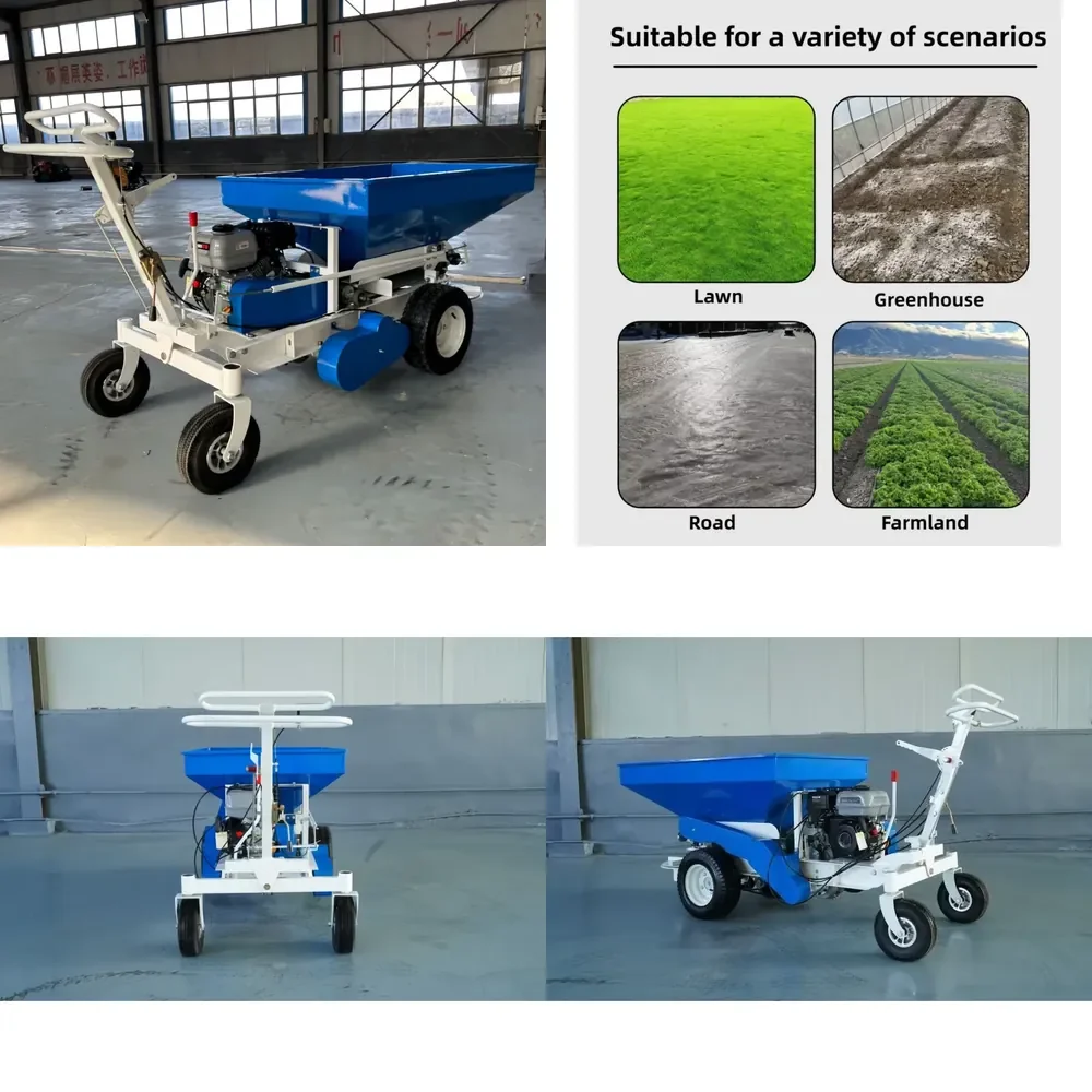 

Auto Walk Behind Feed/ Spreaders for EU Export Small Fuel Powered Ones in Stock From Source Factory