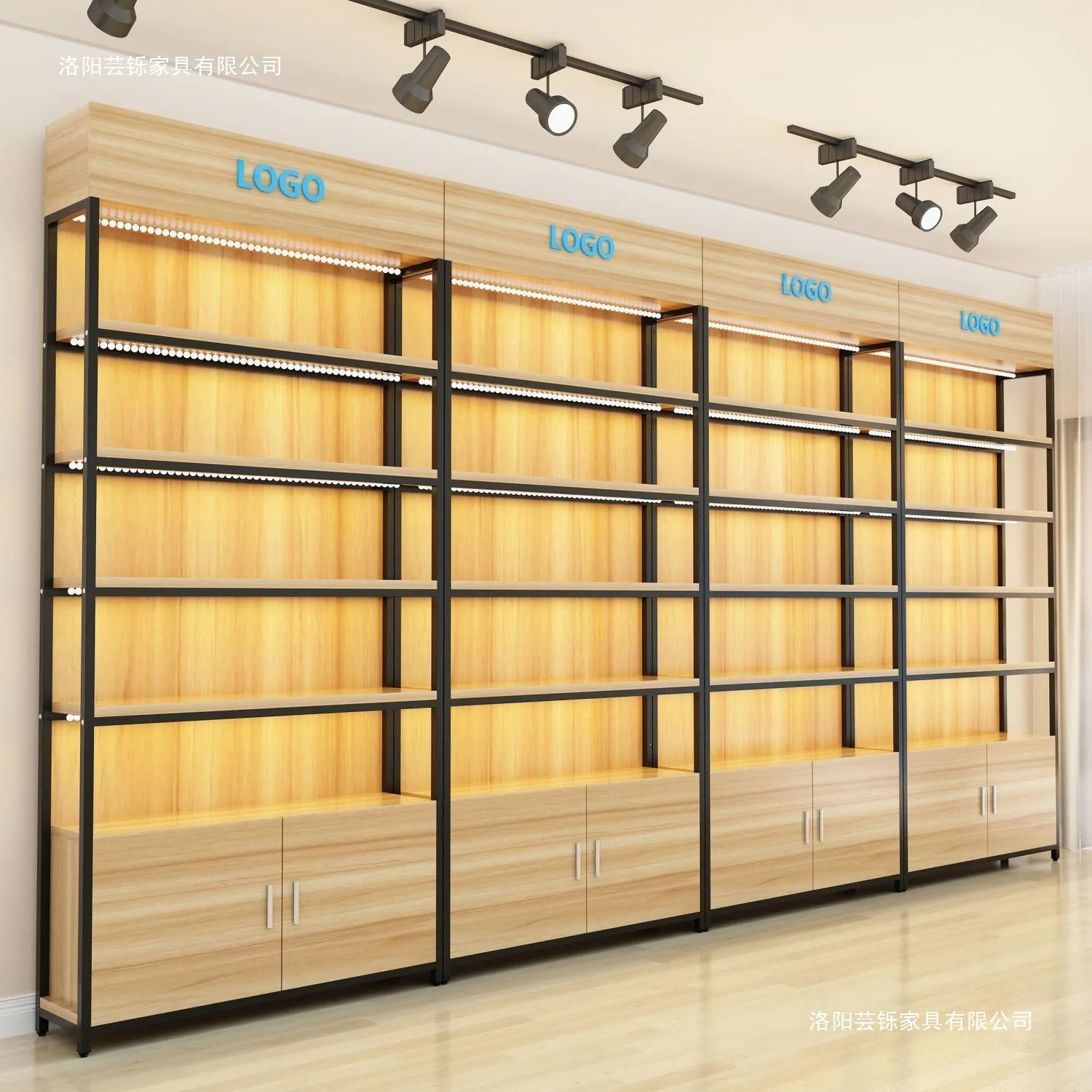Shelf Display Cabinet Display Product Shelf Multi-layer Product Shelf Convenience Store Supermarket Container