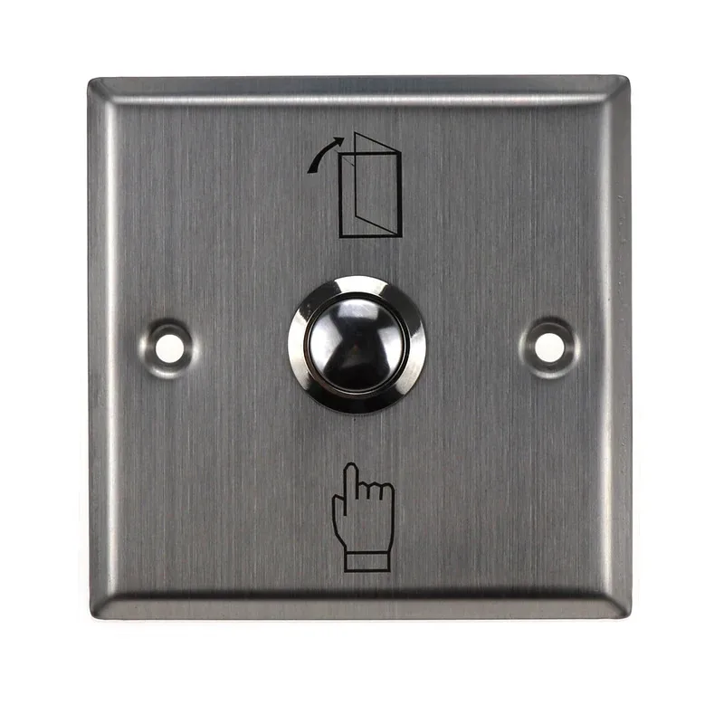 Stainless Steel Exit Button Push Switch Door Sensor Opener Release SWITCHES For Magnetic Lock Access Control Home Security