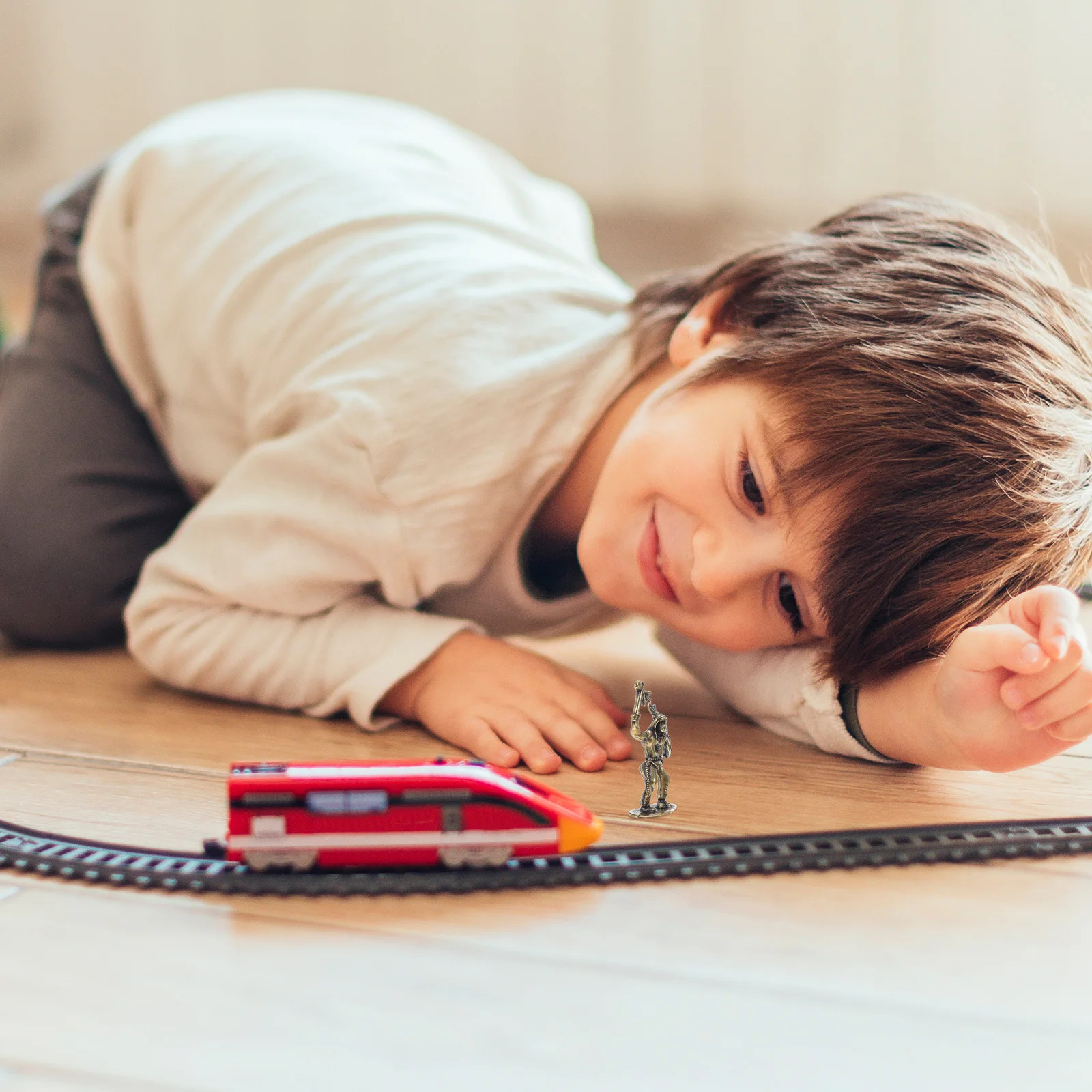 

2Pcs Brass Miniature Soldier Statue Desktop Military Decor Realistic Army Memorial Sand Table Decoration Outdoor Garden Ornament