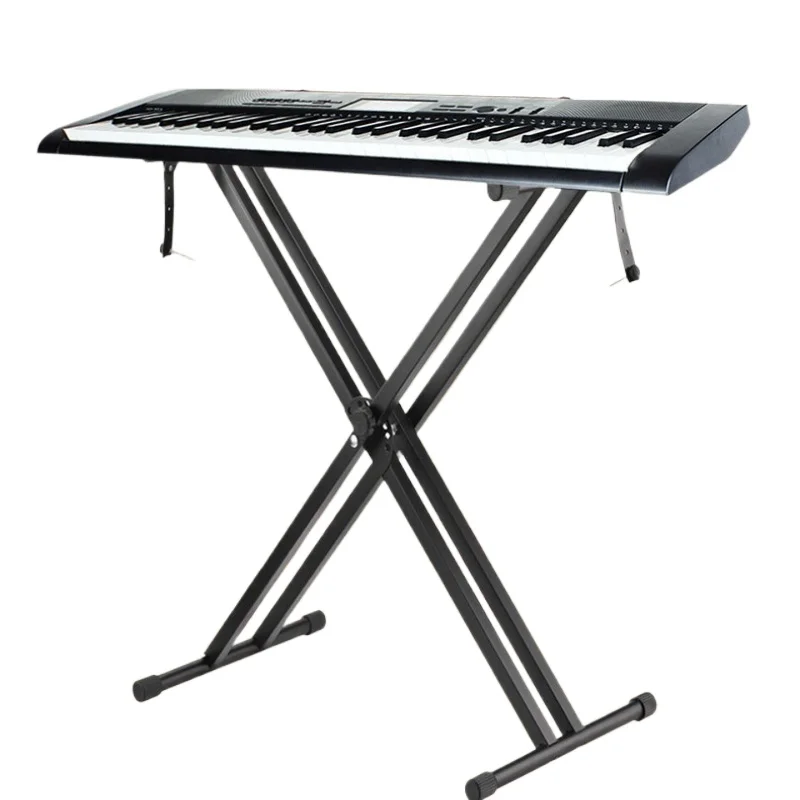 X-shaped Electronic Piano Stand Folding Electronic Organ Stands Household Piano Display Rack Portable Stage Performance Racks