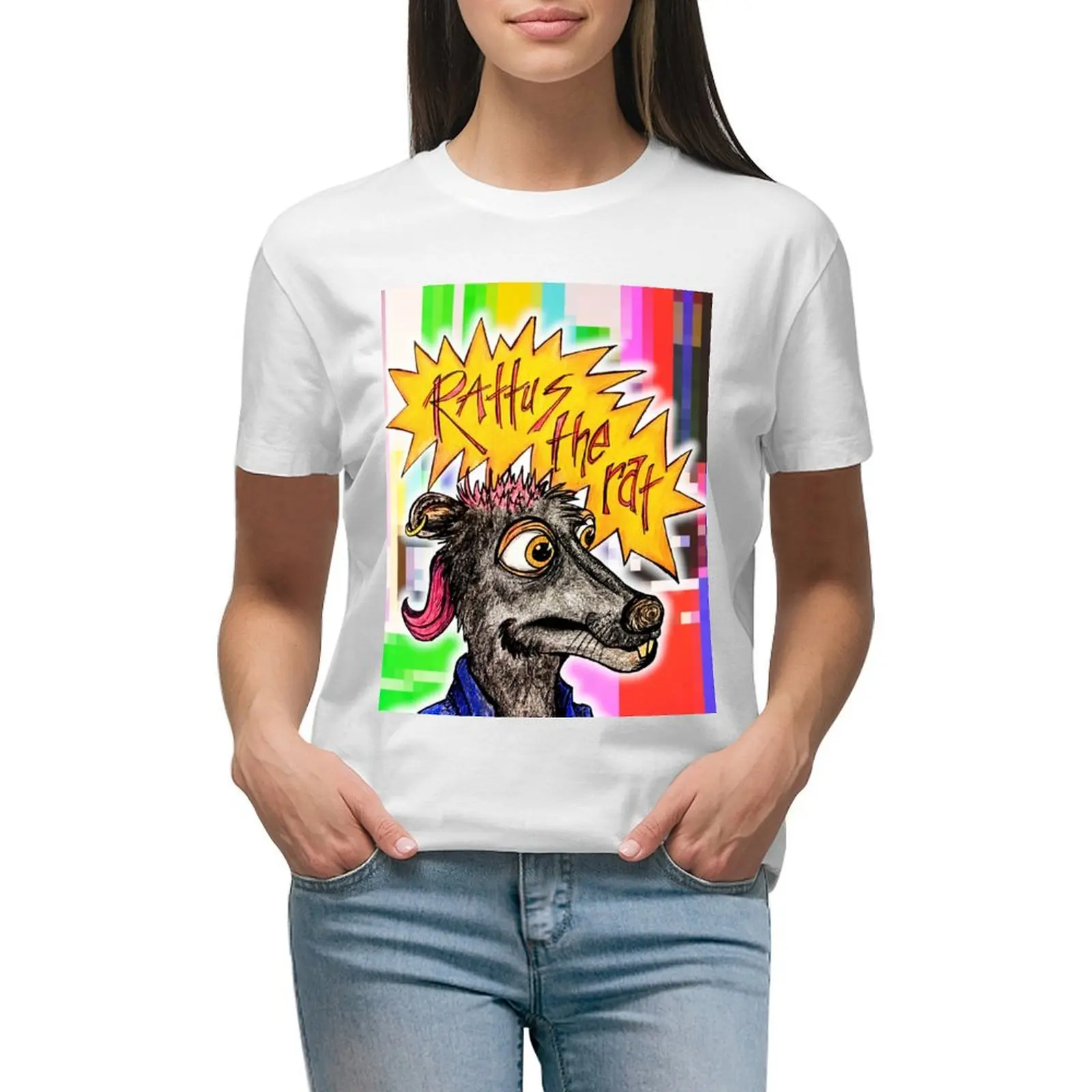 

The Ferals - Rattus T-shirt anime clothes tops tight shirts for Women