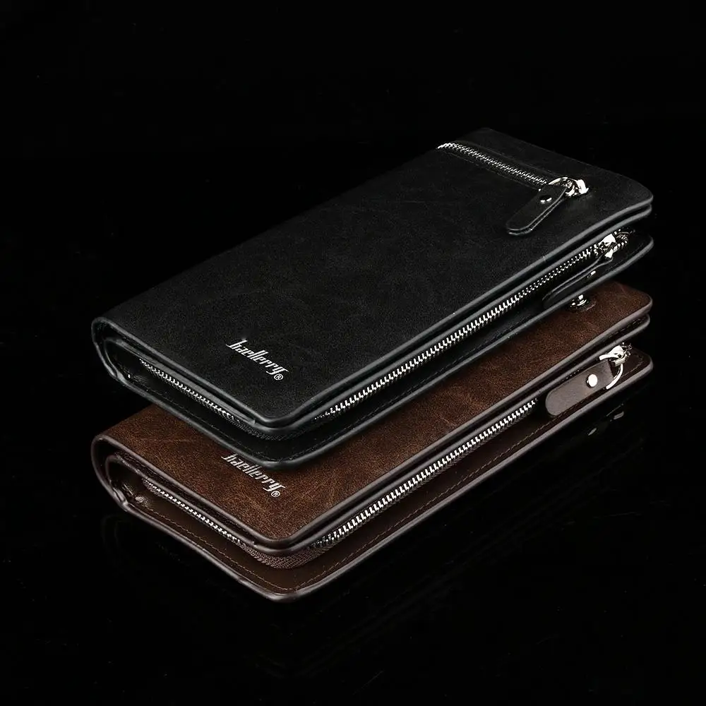 

Мужские подарки: деловой кожаный кошелек, держатель для карт, двойной кошелек, монетница