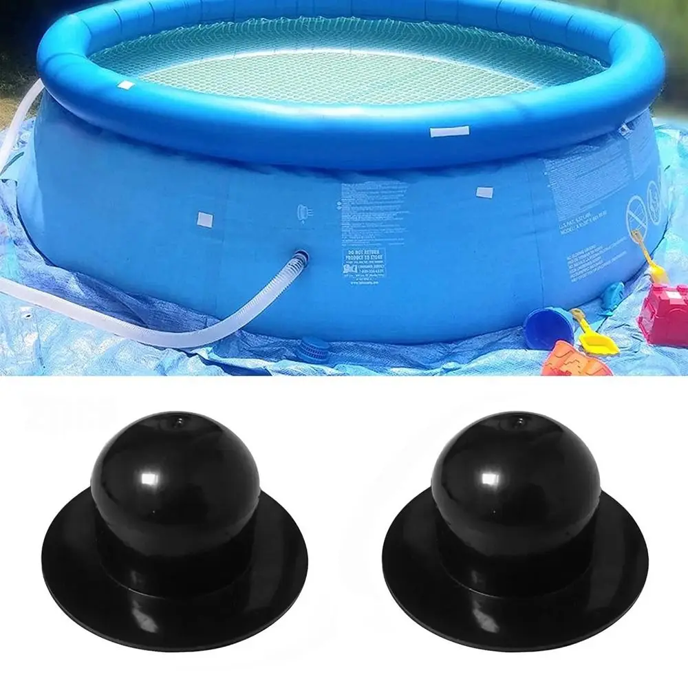 1/2/5Pcs For Intex Strainer Hole Plug Plastic Inflatable Swimming Pool Filter Pump Pool Wall Drain Plug Black Replacement Parts