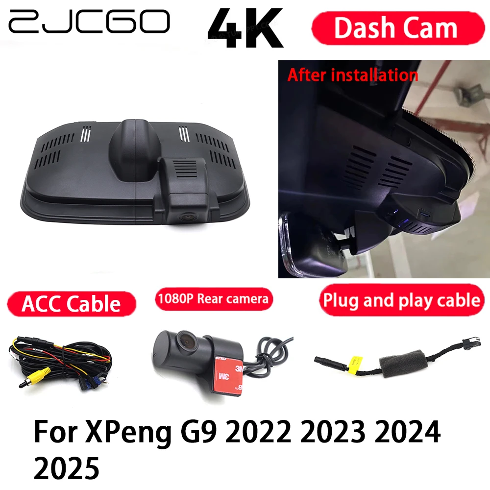 

Car Camera 4K Plug and Play Dash Cam Video Recorder Night Vision for XPeng G9 2022 2023 2024 2025