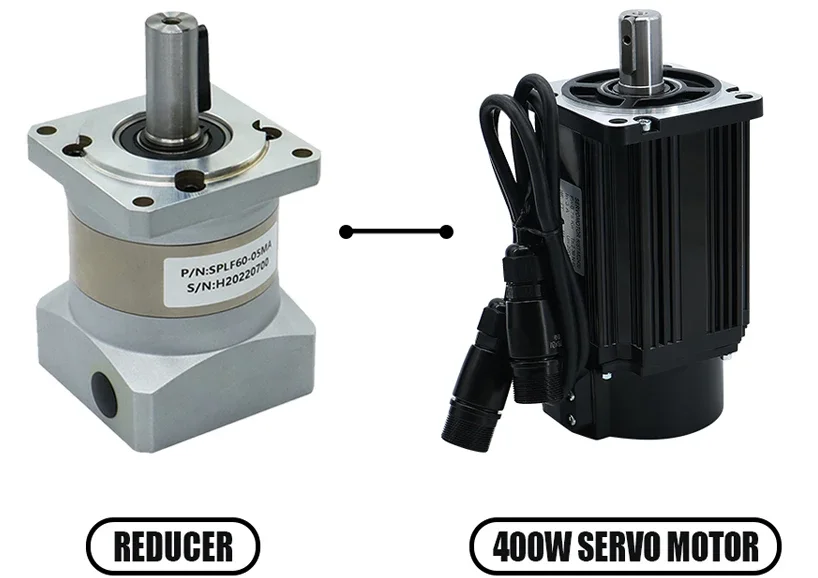 Planeten reduzierer splf60 geeignet für 60 Servomotor 200W 400W 600W Übersetzungs verhältnis 4 / 5 / 7 / 10 max 25 nm ≤ 10 Bogen