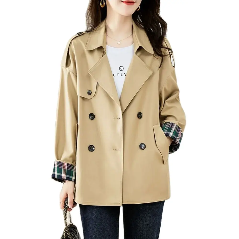 

"Lining" High-end Windbreaker Women's 2024 Spring And Autumn New High-grade Explosions Casual Joker Fashion Coat Tide.