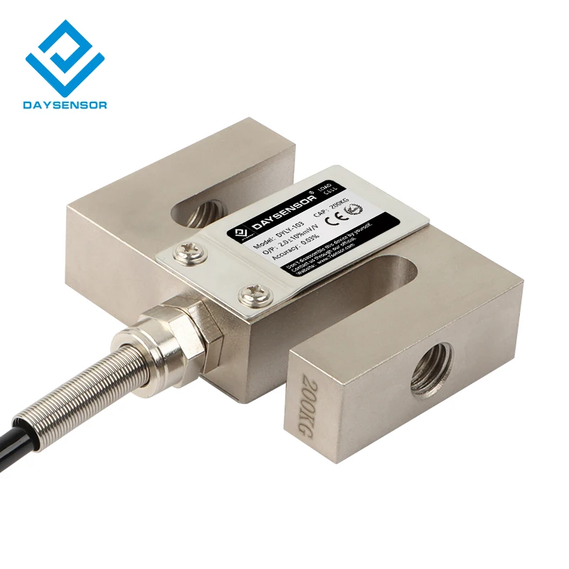 DYLY-103 sensor de força de célula de carga de tensão de pressão tipo s, transdutor de pesagem, teste de medição de estresse 5kg 100kg 1000kg 5ton