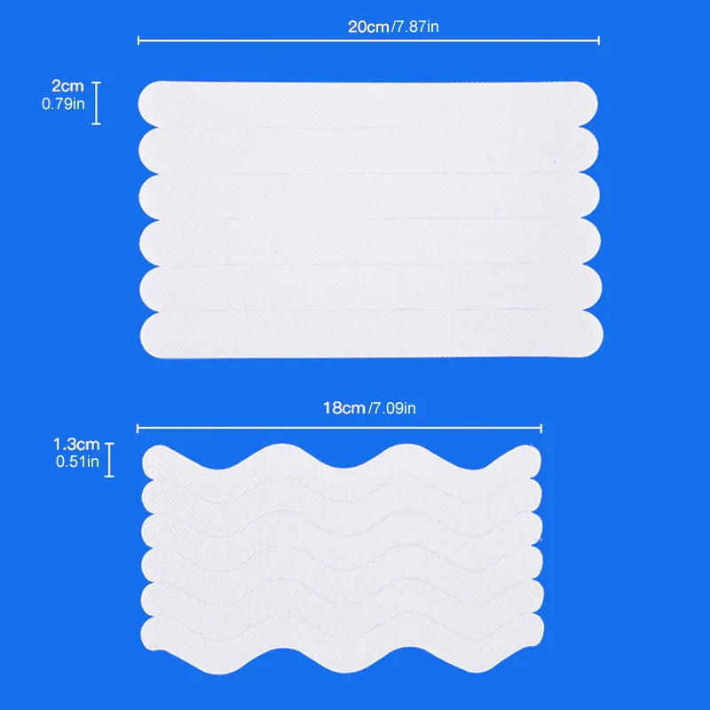 Bathroom Non-Slip Sticker PEVA diamond texture wave shape, suitable for bathrooms, swimming pools stairs， with a plastic spatula