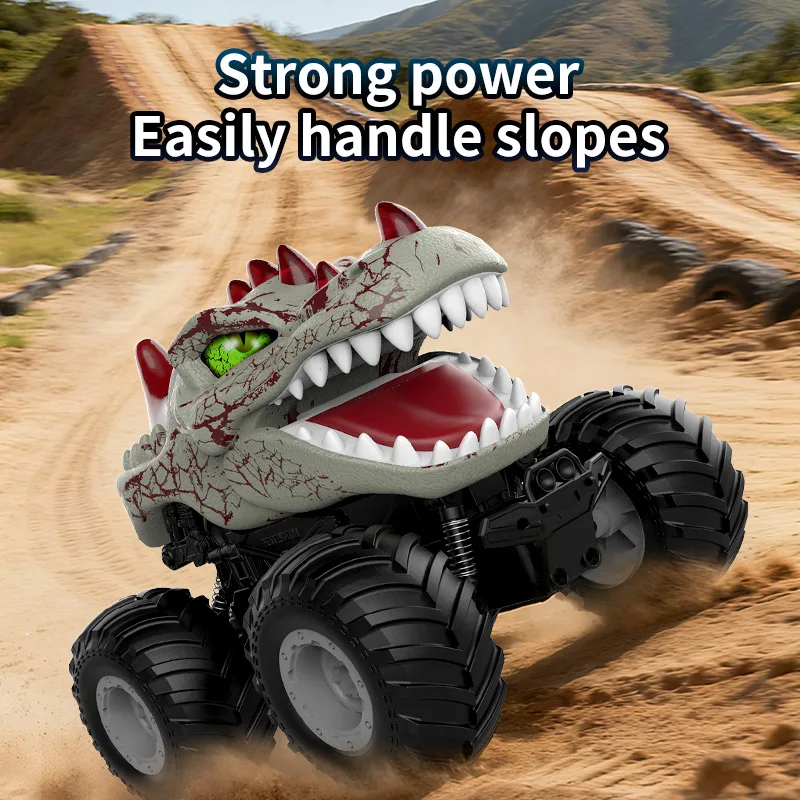 Jjrc جديد Q225 متعدد التضاريس على الطرق الوعرة مركبة تسلق سيارة محاكاة ديناصور التحكم عن بعد سيارة الأطفال هدية لعبة كهربائية