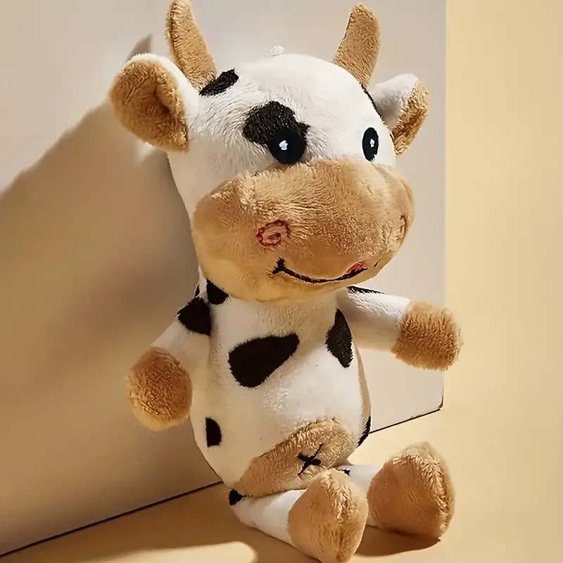 Cuddly Pet Cow Plush Toy - The Perfect Anxiety Relief and Calming Aidfor Cats and Dogs