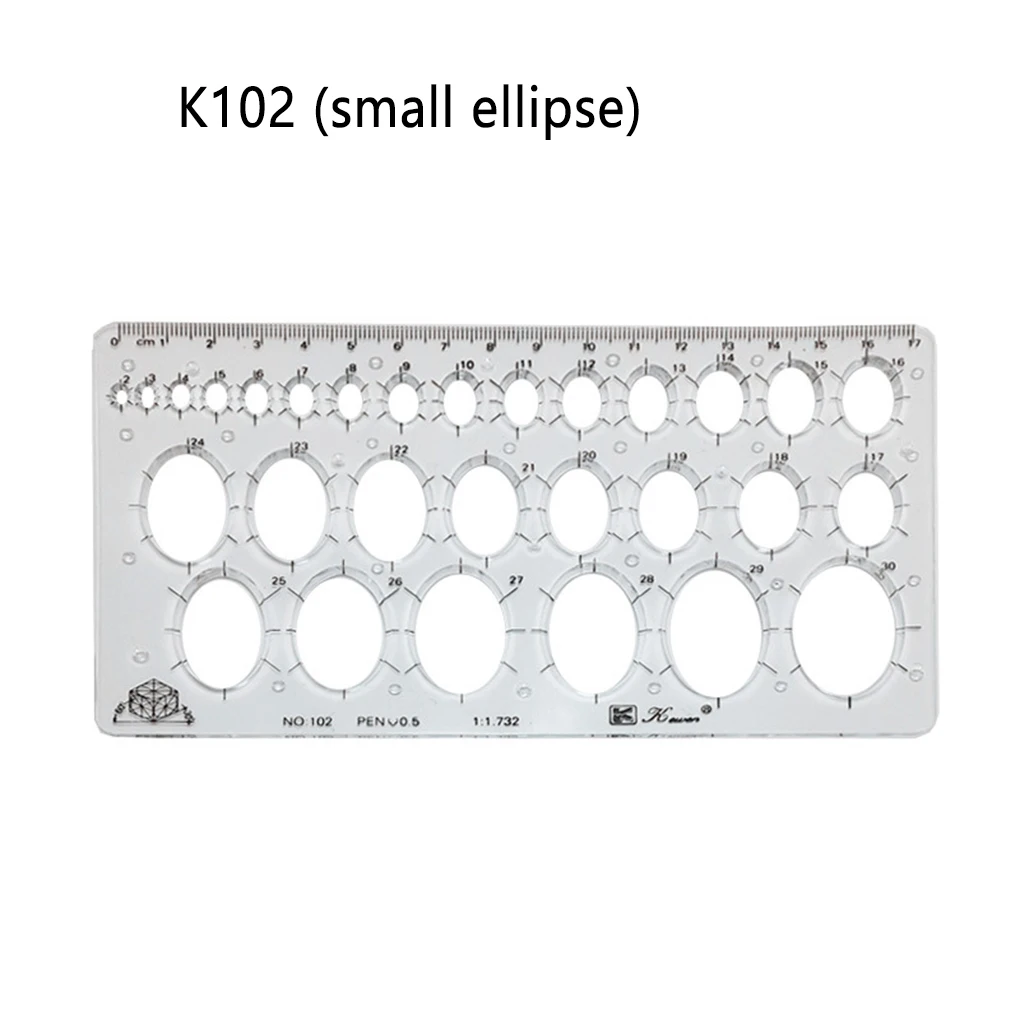 Transparent Ruler Students Rulers Measuring Tool Template Stencil School