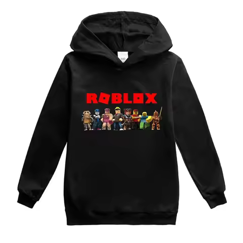 Roblox Game Anime Sweater Children Hoodie Clothes Pullover Fashion Sweatshirt Warm Top Clothing Kids Birthday Gifts