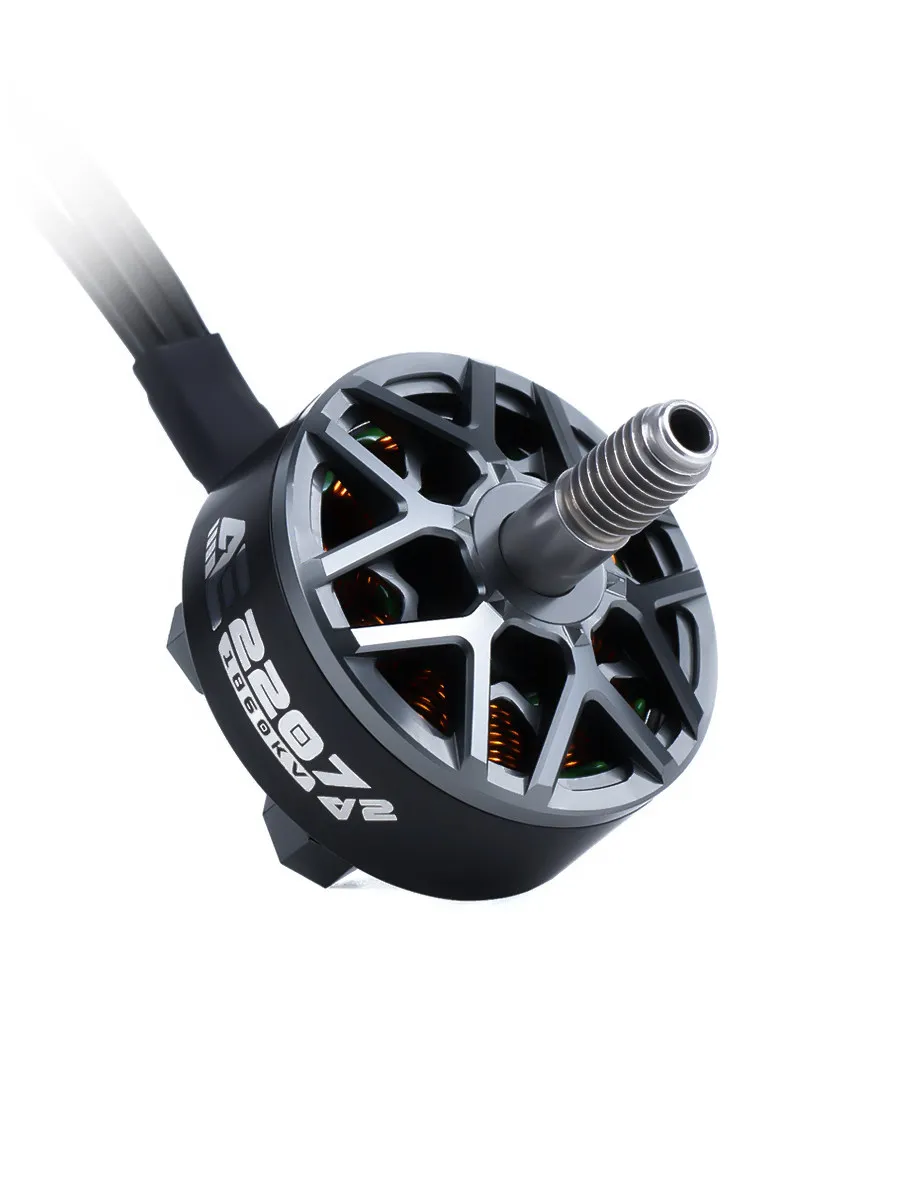 AxisFlying AE2207 V2 Brushless Motor 1750KV 1860KV 1960KV 2100KV 4-6S Compatible with 5 Inch Propeller for RC FPV Racing Drone