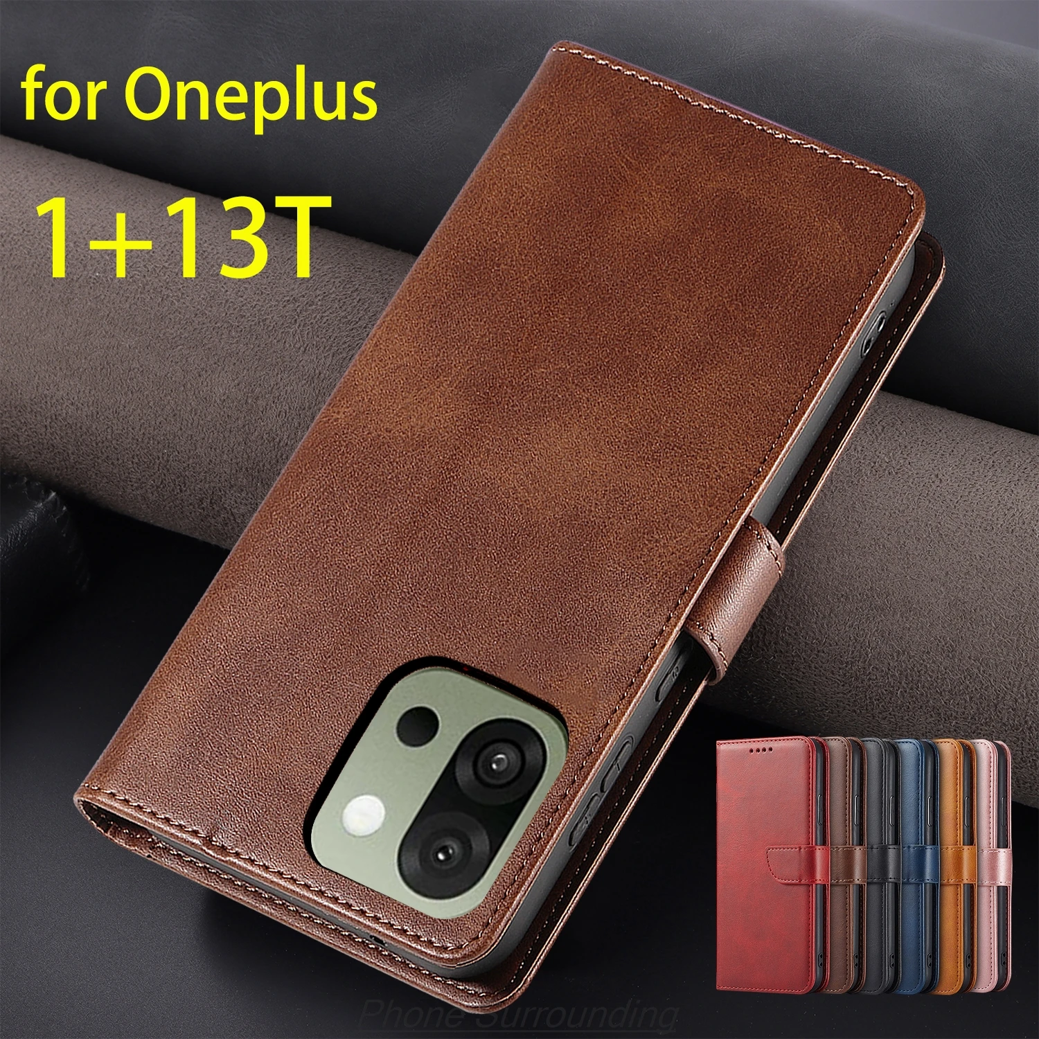 

Wallet Flip Cover Leather Case for Oneplus 13T / 1+13T Pu Leather Phone Bags protective Holster Capa Fundas Coque