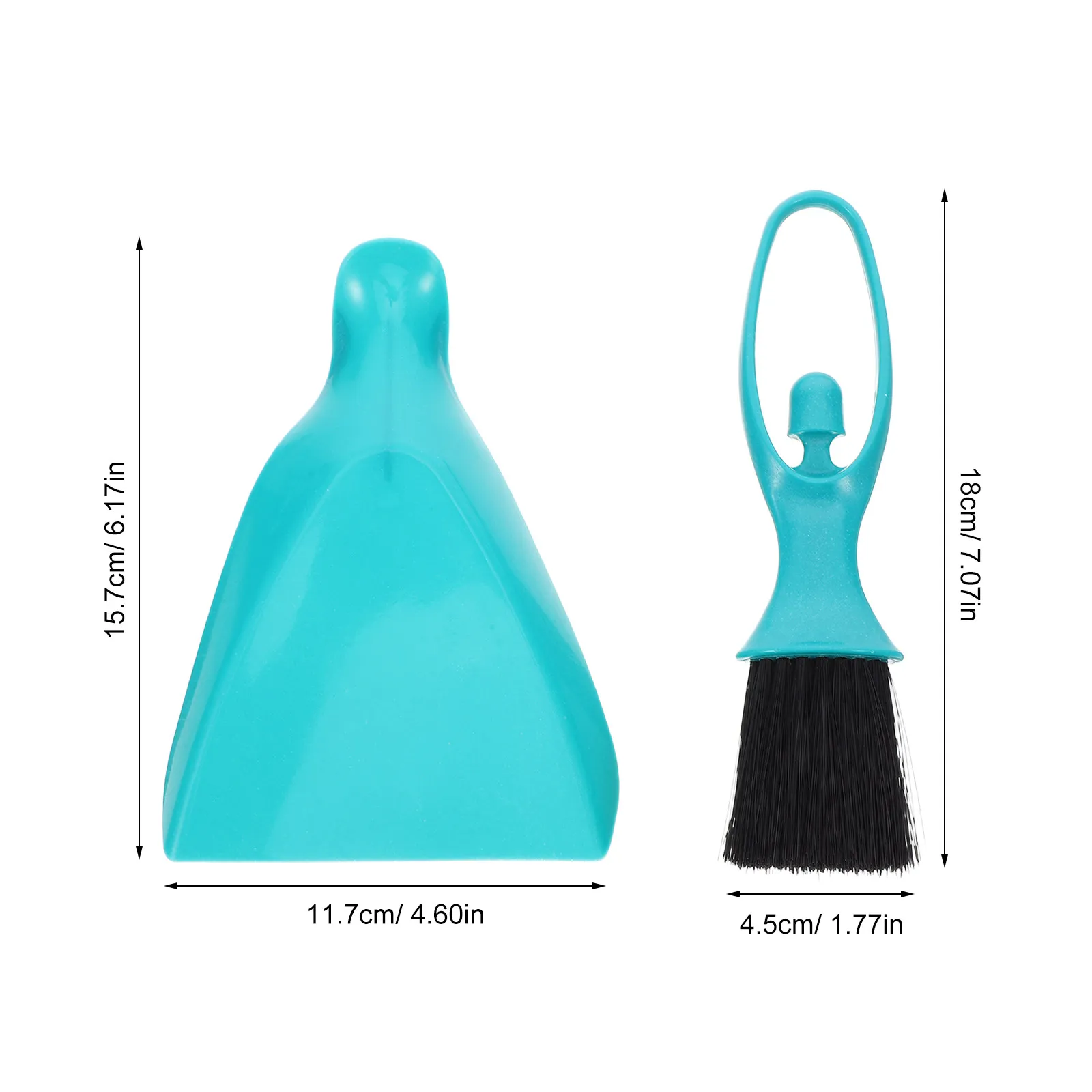 1Set Cleaning Brush Mini Dustpan and Brush Set Desktop Whisk Broom Office Keyboard Countertop Deep Gap Detail Cleaning Tool