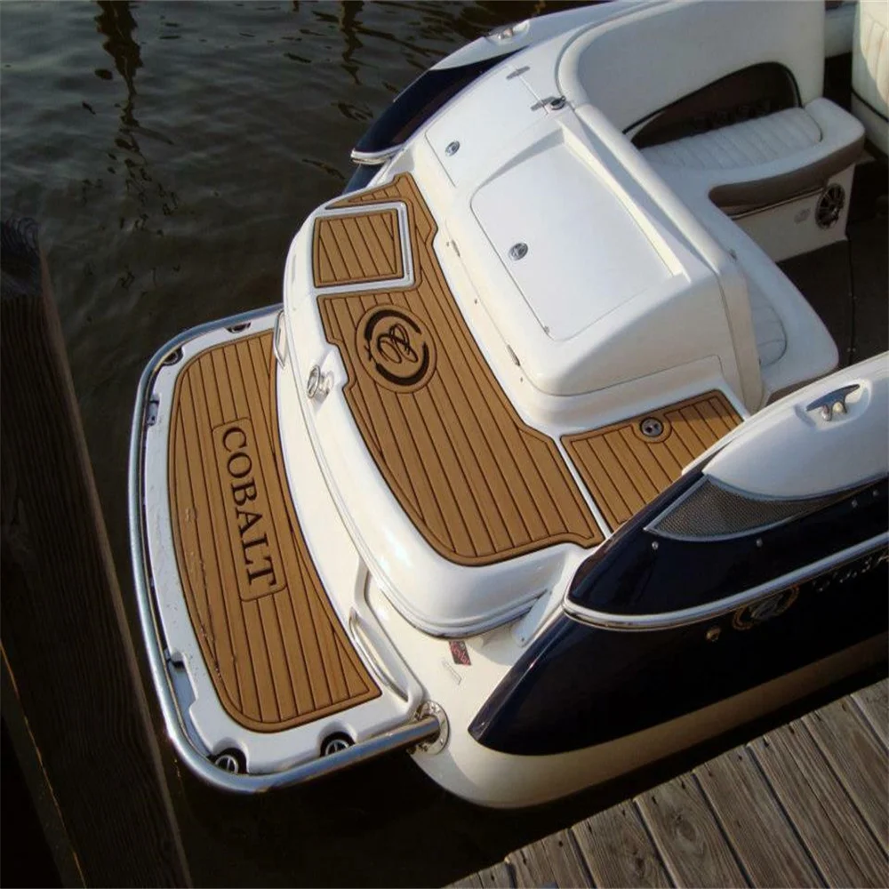 

2004 cobalt 240 swimming platform non-slip 6mm mat EVA teak deck floor SeaDek MarineMat Gatorstep Style Self Adhesive