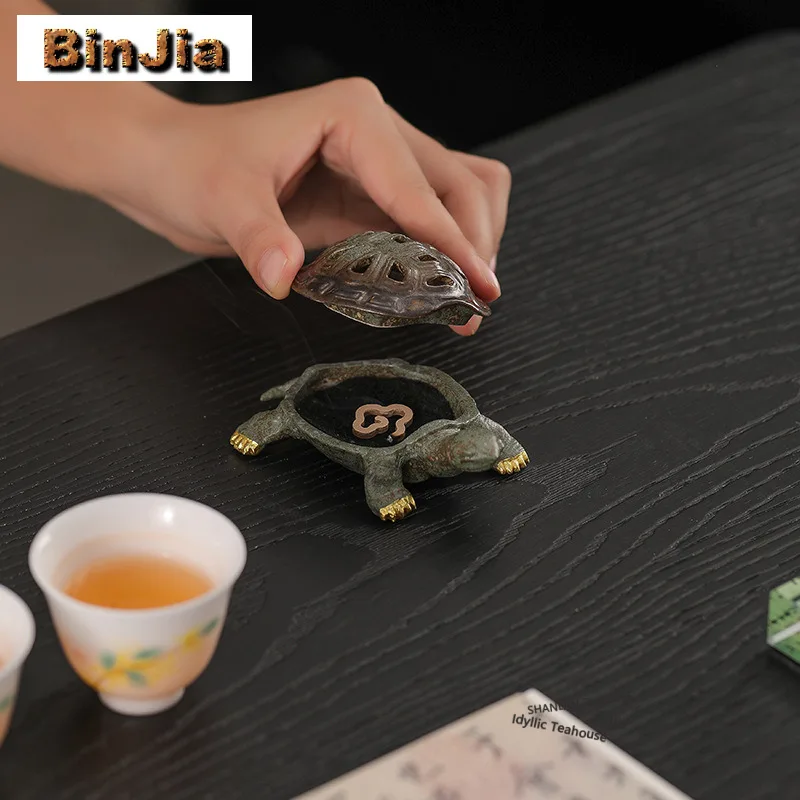 Creative Mini Turtle Incense Holder Zen Garden Incense Burners Stand For Incense Consecrate Censer Tableware Supplies Decoration