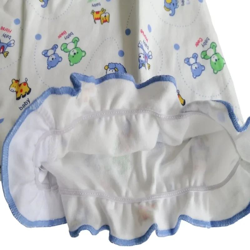 ABDL Adult Baby Diaper Brief Cotton Soft Cartoon Pattern Training Pant Washable Diaper Panties Study Pants Couple Shorts