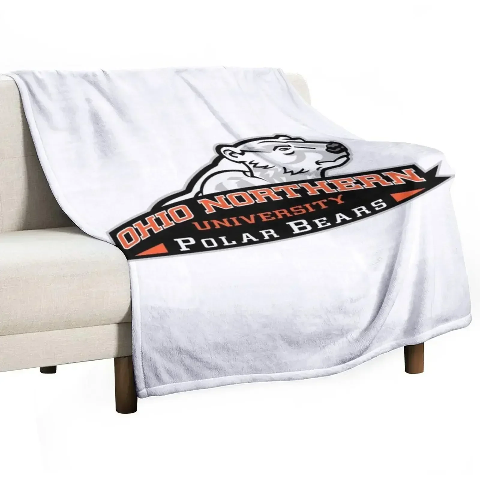 

Ohio Northern polar bears Throw Blanket manga Shaggy Luxury Designer Kid'S Blankets