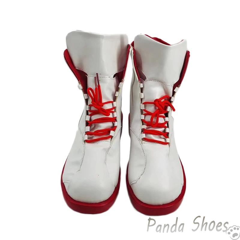 Chainsaw Man Cosplay Shoes, White Encounaker Boots, Comic Power Costume, Prop Shoes, Anime Cosplay, Halloween