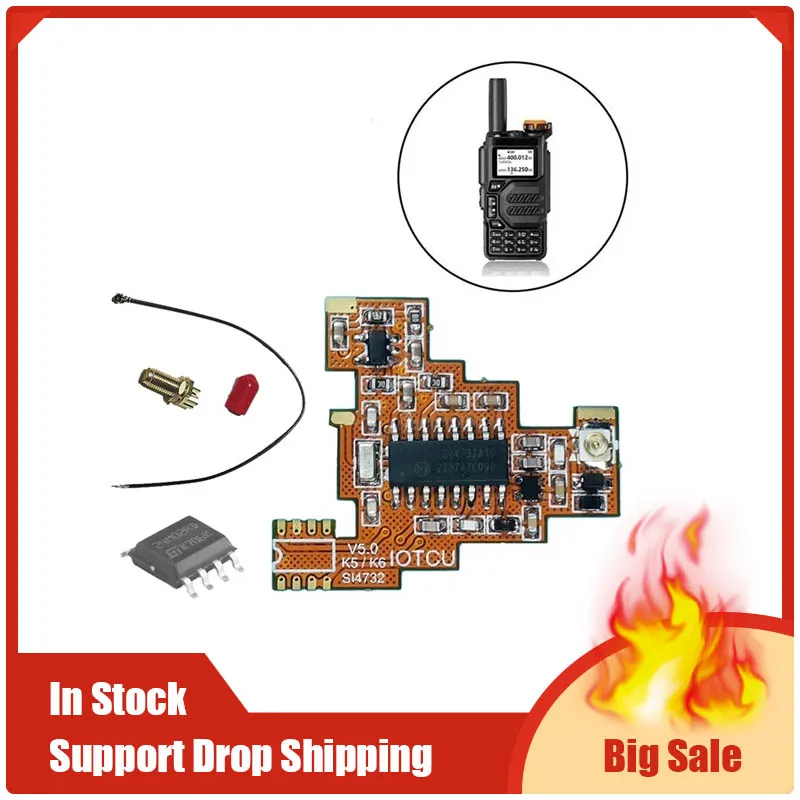 SI4732 V5.0 FPC Module+2M Chip for Quansheng UV K5 K6 HF Shortwave Full Band Reception/Single Sideband Reception