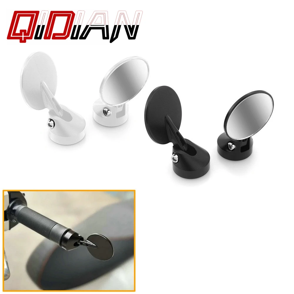 

Motorcycle Handlebar Mirrors Round Rear View Side Mirror For Yamaha Xmax300 ADV150 ADV160 Accessories