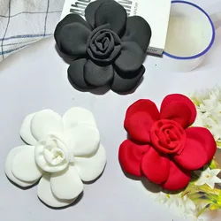 Fashion Large flowers Collar Flower Cloth Fabric Handmade Petal Breast Corsage DIY Sew 3D Flowers Wedding Party