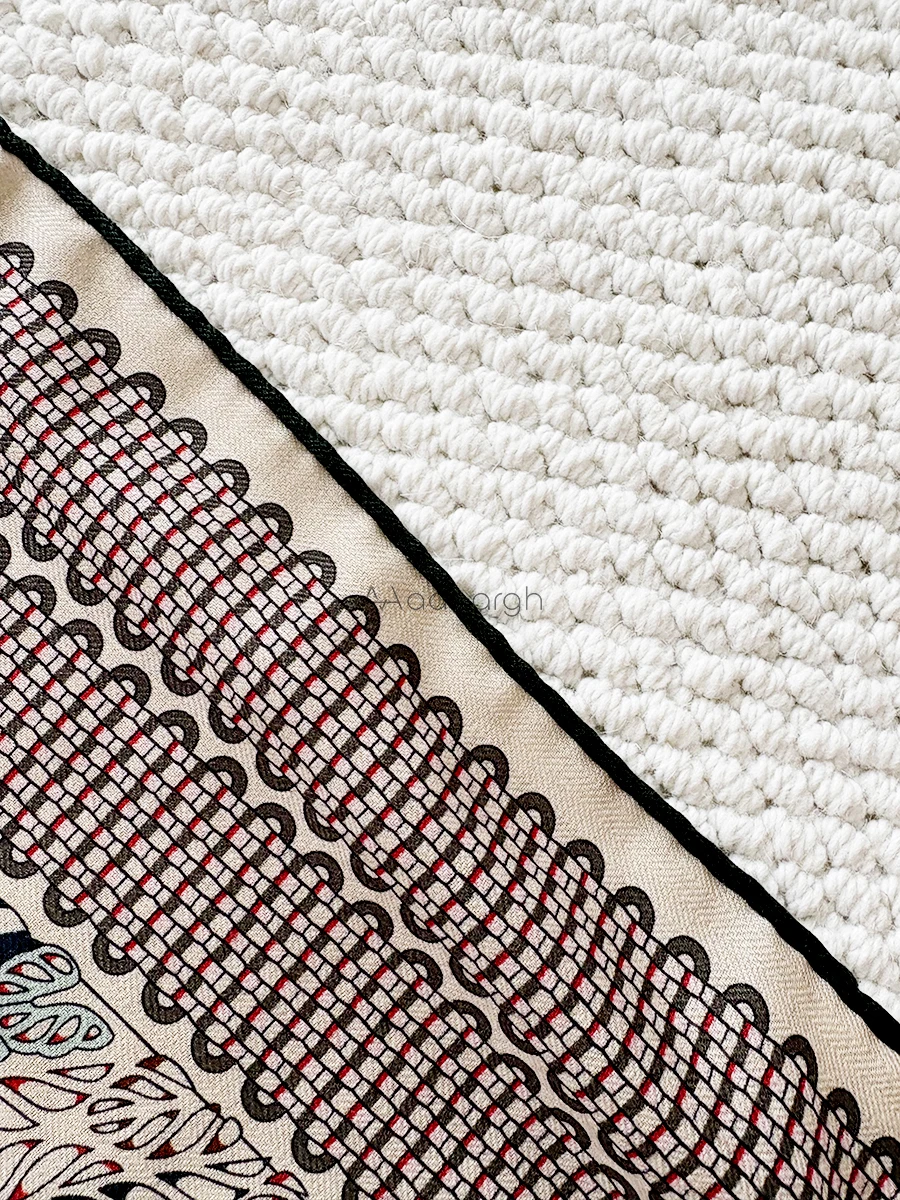 الماركات الفاخرة وشاح من الصوف الحريري شالات كبيرة الباشمينا اليد توالت عصابات الرقبة رئيس الأوشحة الرقبة الشعر الملابس والاكسسوارات #6