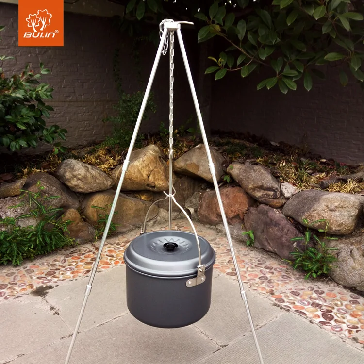 

Bulin Hanging Pot Outdoor Set of Pots and Pots Camping2026 Cooking Utensils Cassette Stove Portable Equipment Tableware Pot