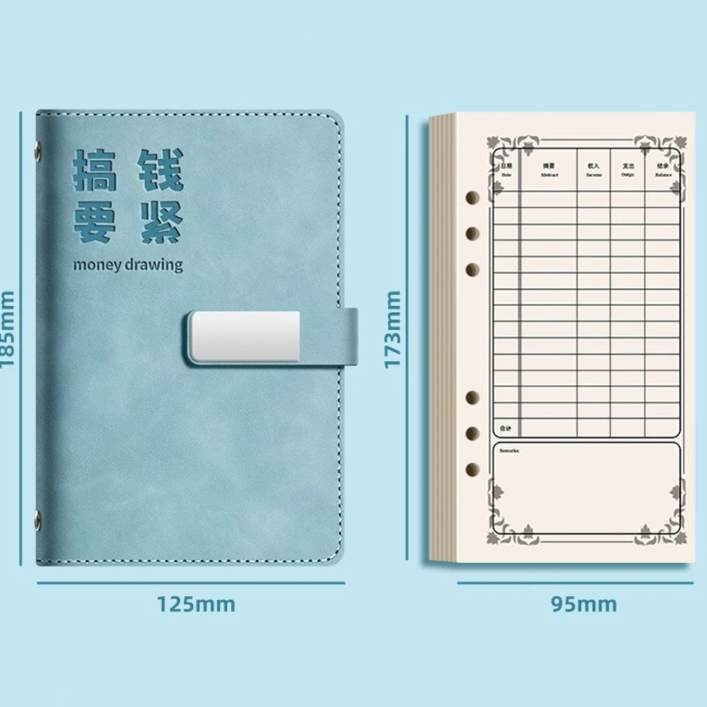 simple Multifunctional Loose-Leaf Ledger book Thickened portable Budget Storage Notebook exquisite Loose-leaf notebook friends