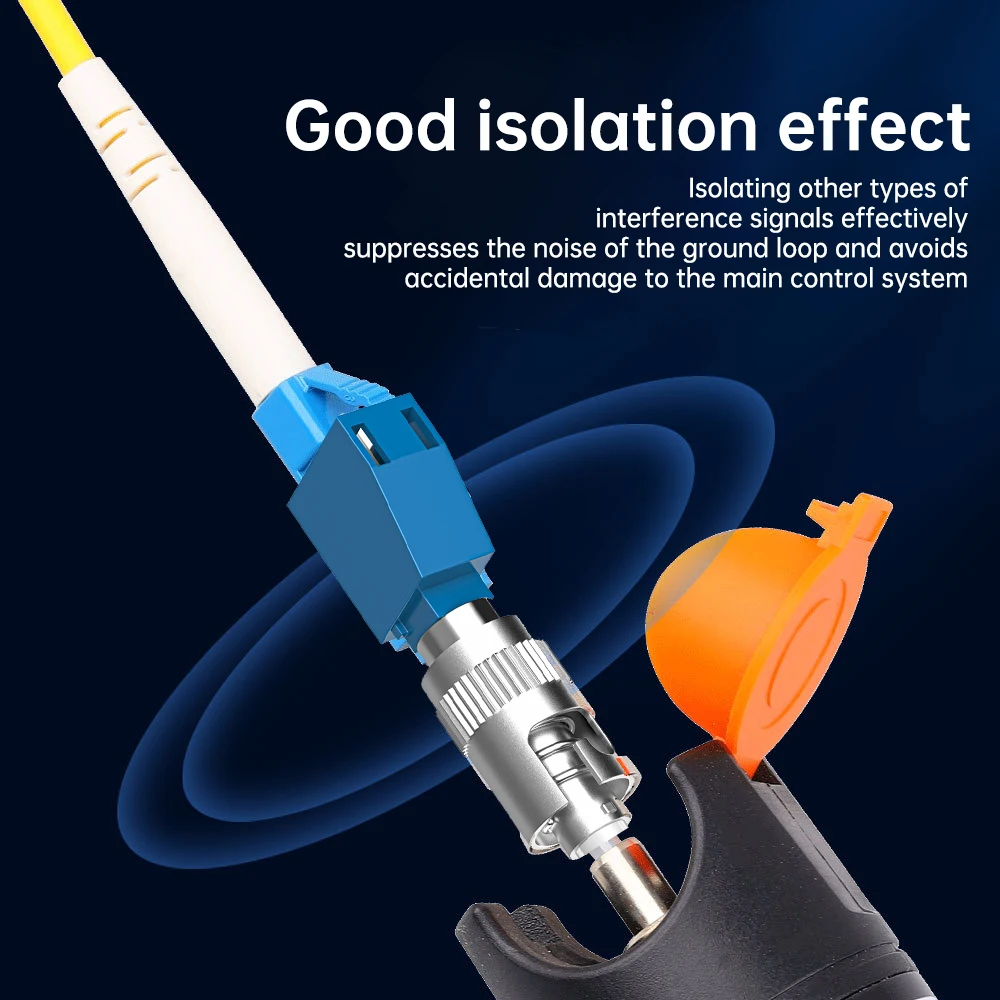 ZoeRax ST Male to LC Female UPC Simplex Optical Fiber Connector Adapter For FTTH Red Light Pen OTDR Optical Power Meter Coupler