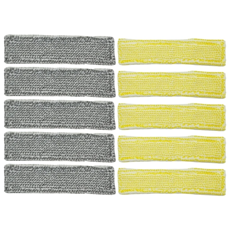 Pack of 10 Fiber Mop Pad Set Cleaning Pad Floor Cleaning Pad Cleaning Cloths Drop Shipping