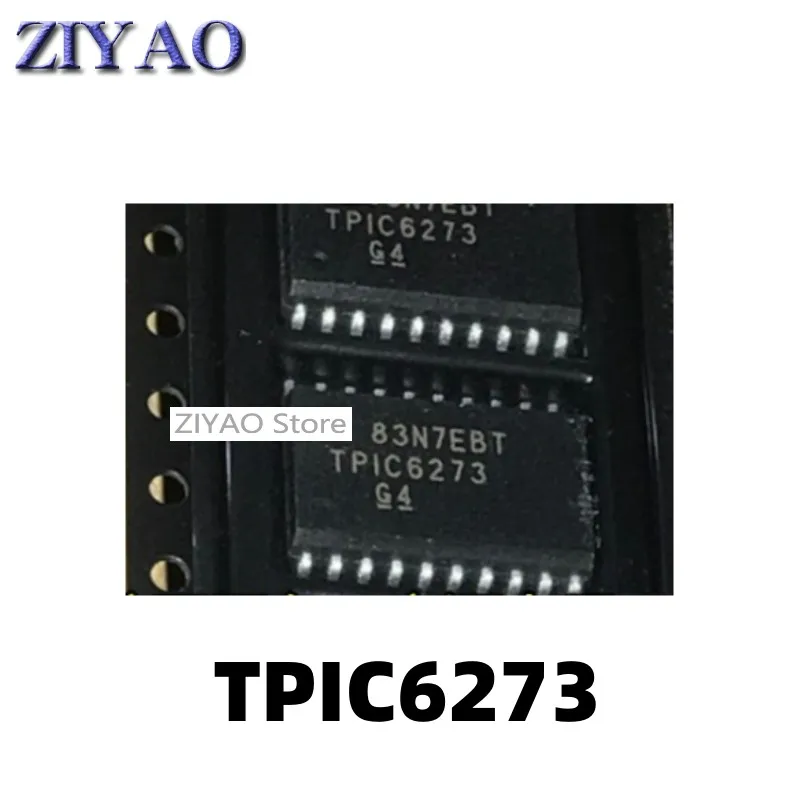 5PCS  TPIC6273 TPIC6273DW SOP20 power logic eight way D-type latch chip