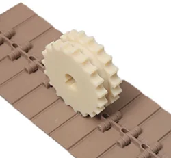 2pcs 820 Series  17Teeths OD:104mm  Hole:30mm Flat Top Chain Plate Supporting Nylon Sprocket Driving Wheel