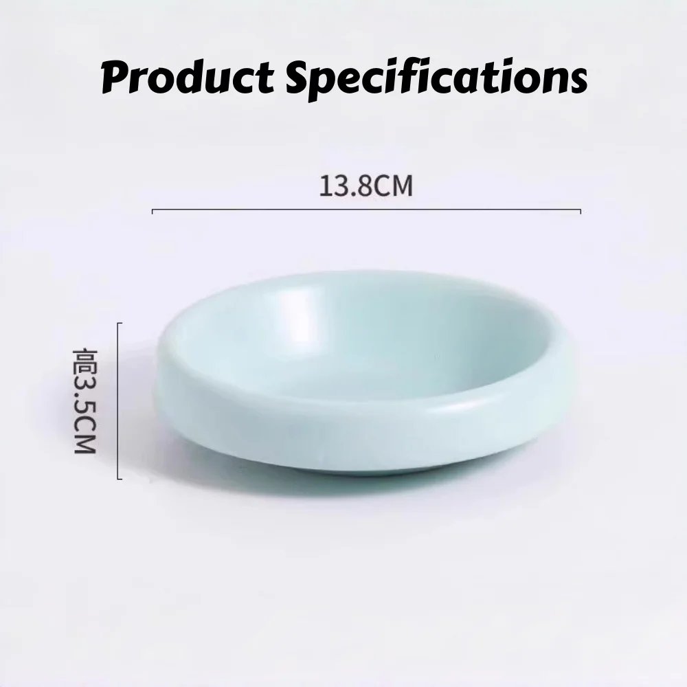 Elevated Pet Bowl Set: Raised Feeder with Stand To Prevent Cat Acne & Aid Digestion for Neck Support, Easy-Clean PE Material view 6
